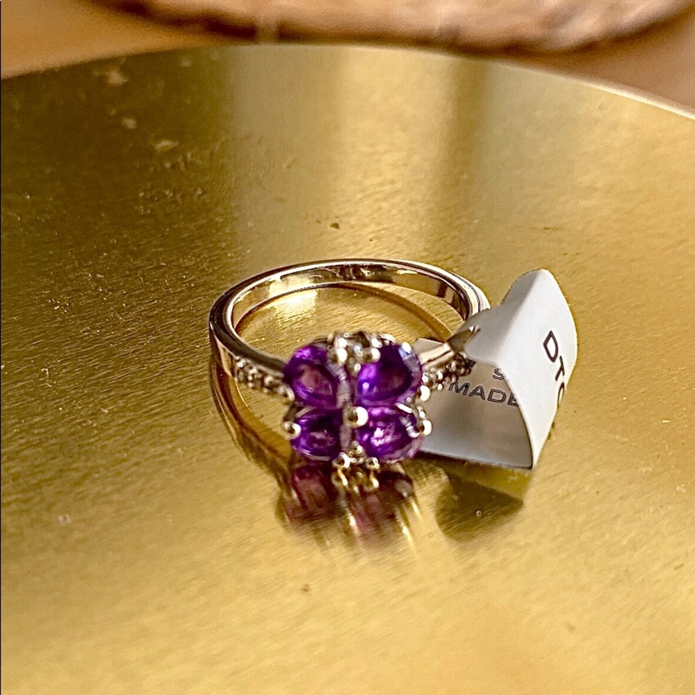 COPY - Beautiful Zambian Amethyst ring sz 8